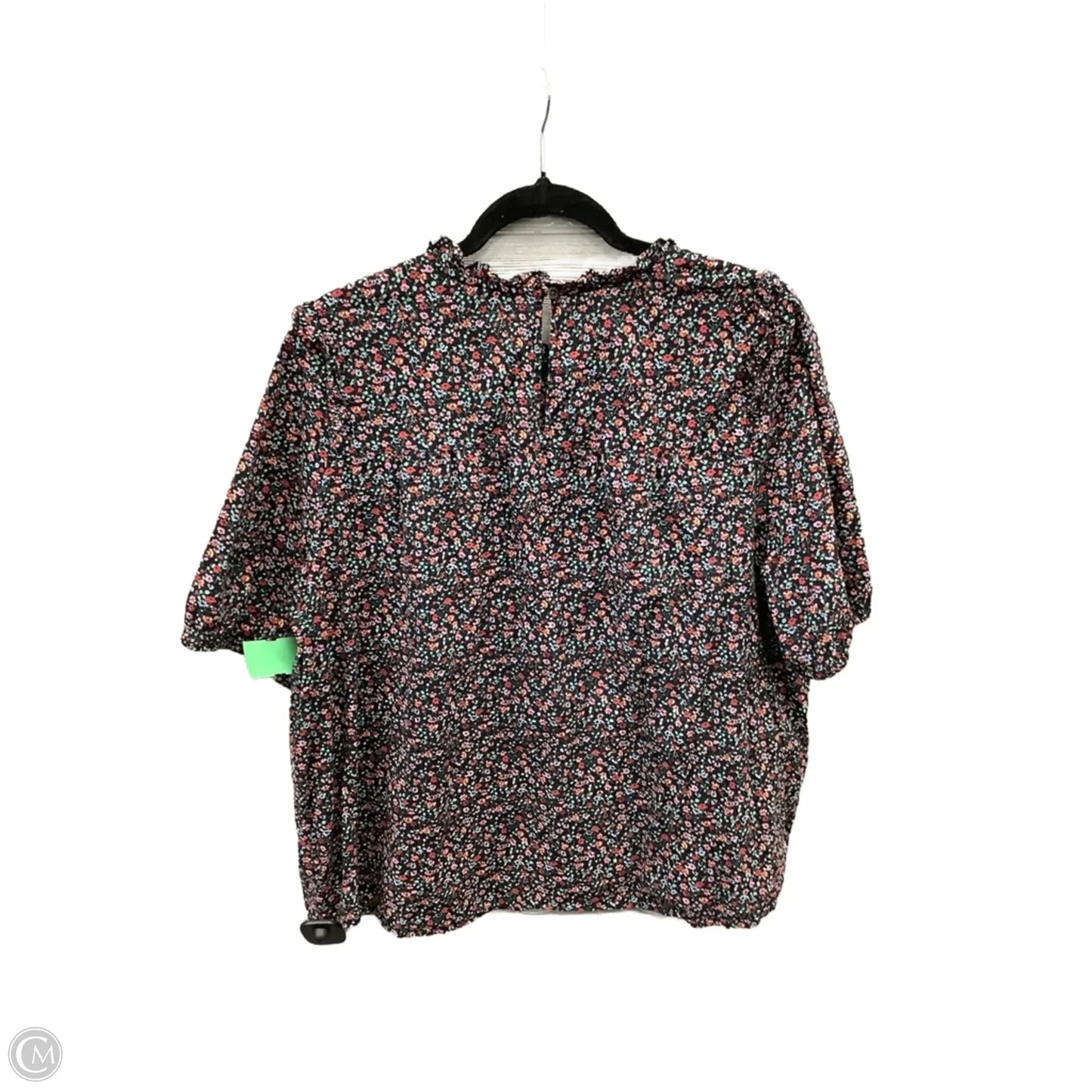 Top Short Sleeve By Madewell In Floral Print, Size: Xl