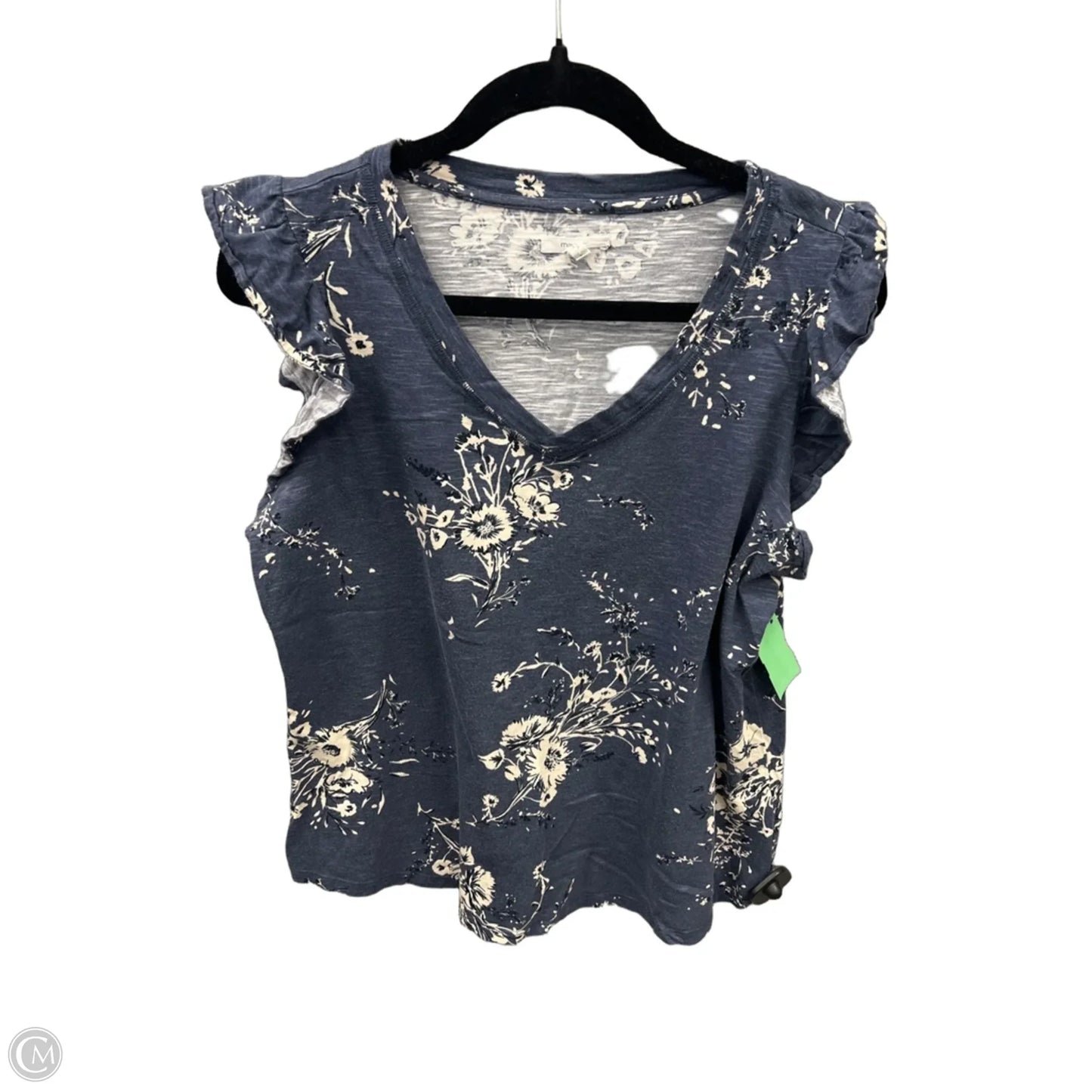Top Sleeveless By Maurices In Blue, Size: L