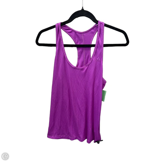 Athletic Tank Top By Adidas In Purple, Size: L