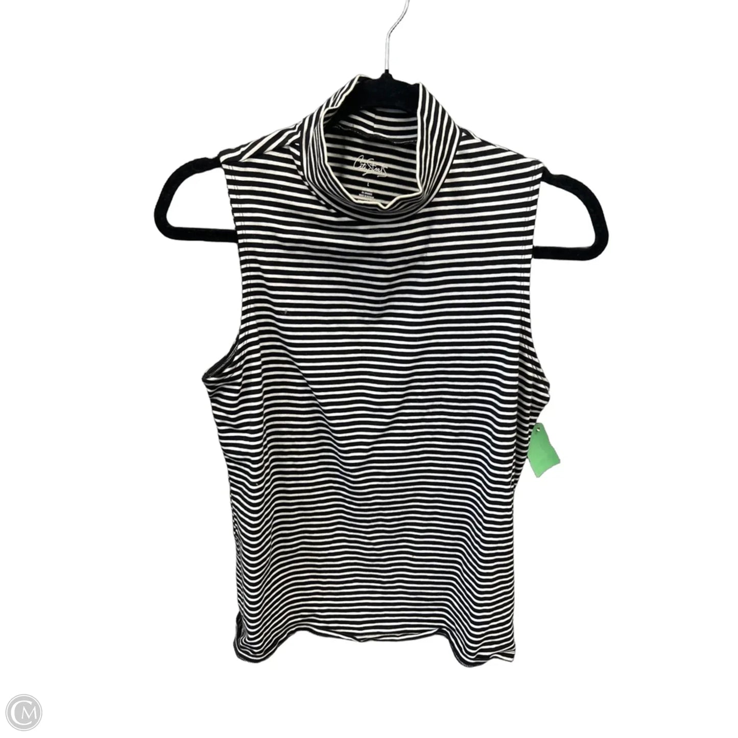Top Sleeveless By Clothes Mentor In Striped Pattern, Size: L