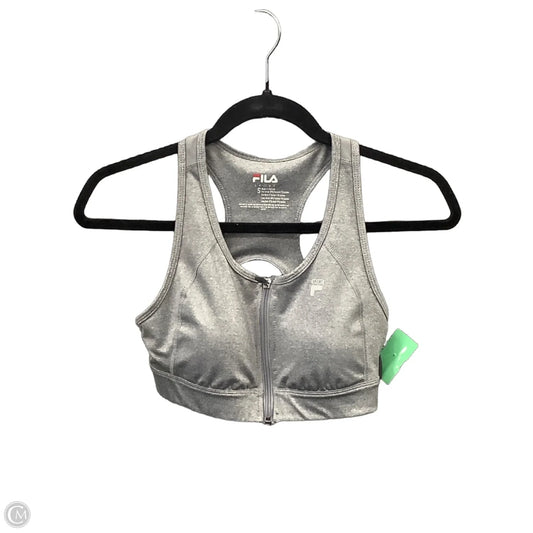 Athletic Bra By Fila In Grey, Size: S