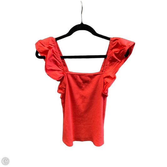 Top Sleeveless By A New Day In Red, Size: S