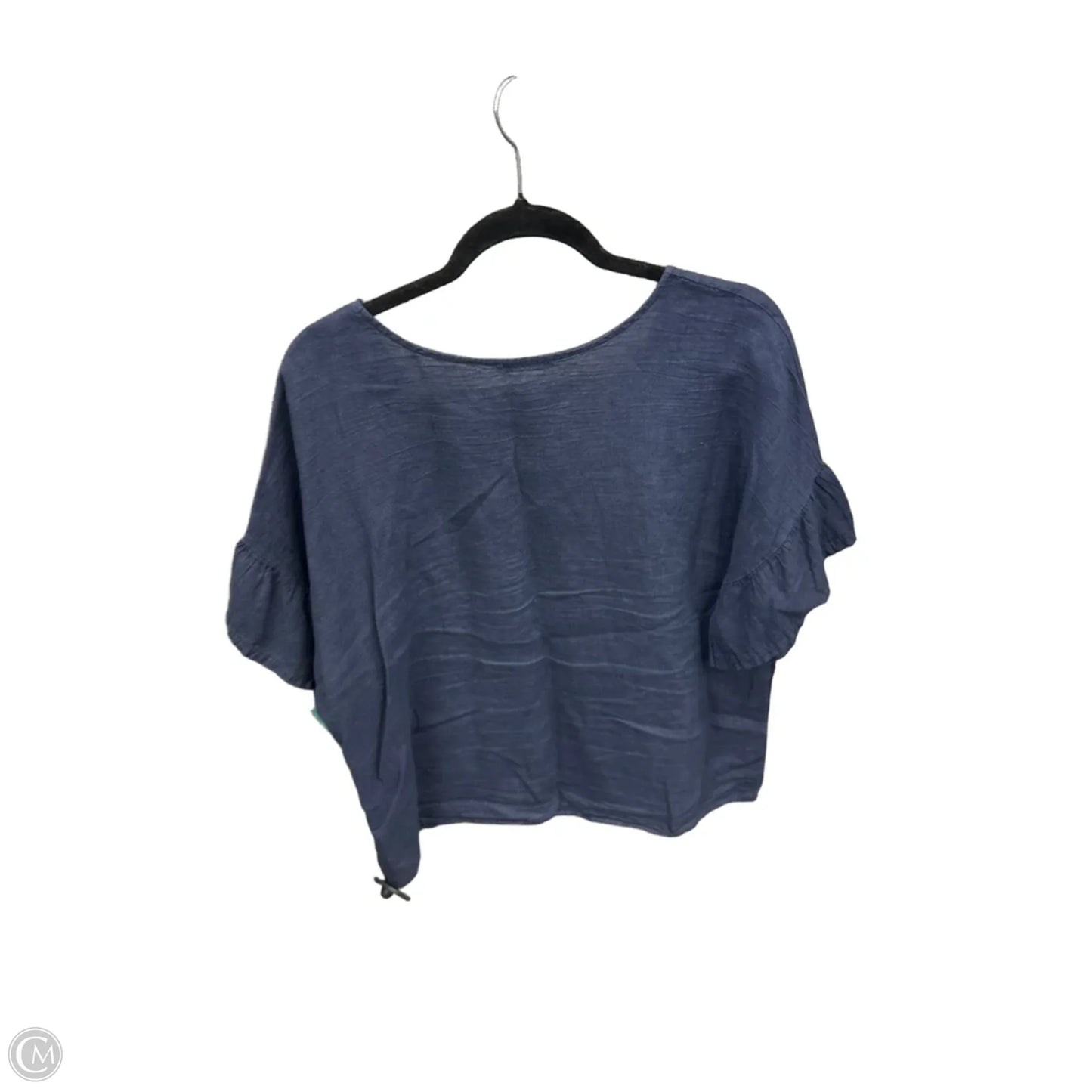 Top Short Sleeve By Clothes Mentor In Blue, Size: M