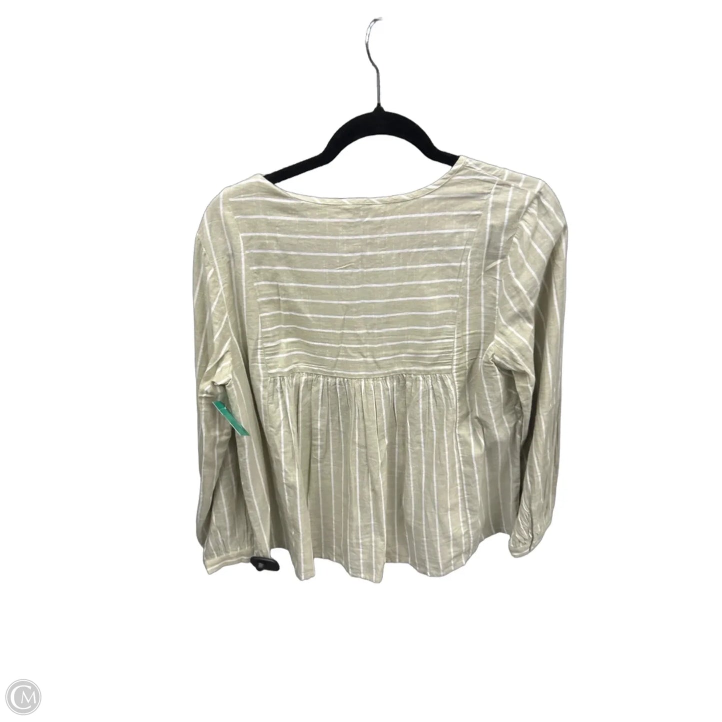 Top Long Sleeve By Lucky Brand In Green, Size: M