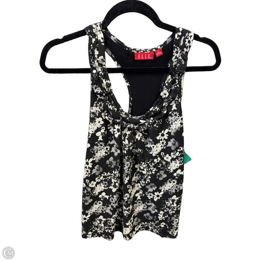 Top Sleeveless By Elle In Black, Size: S