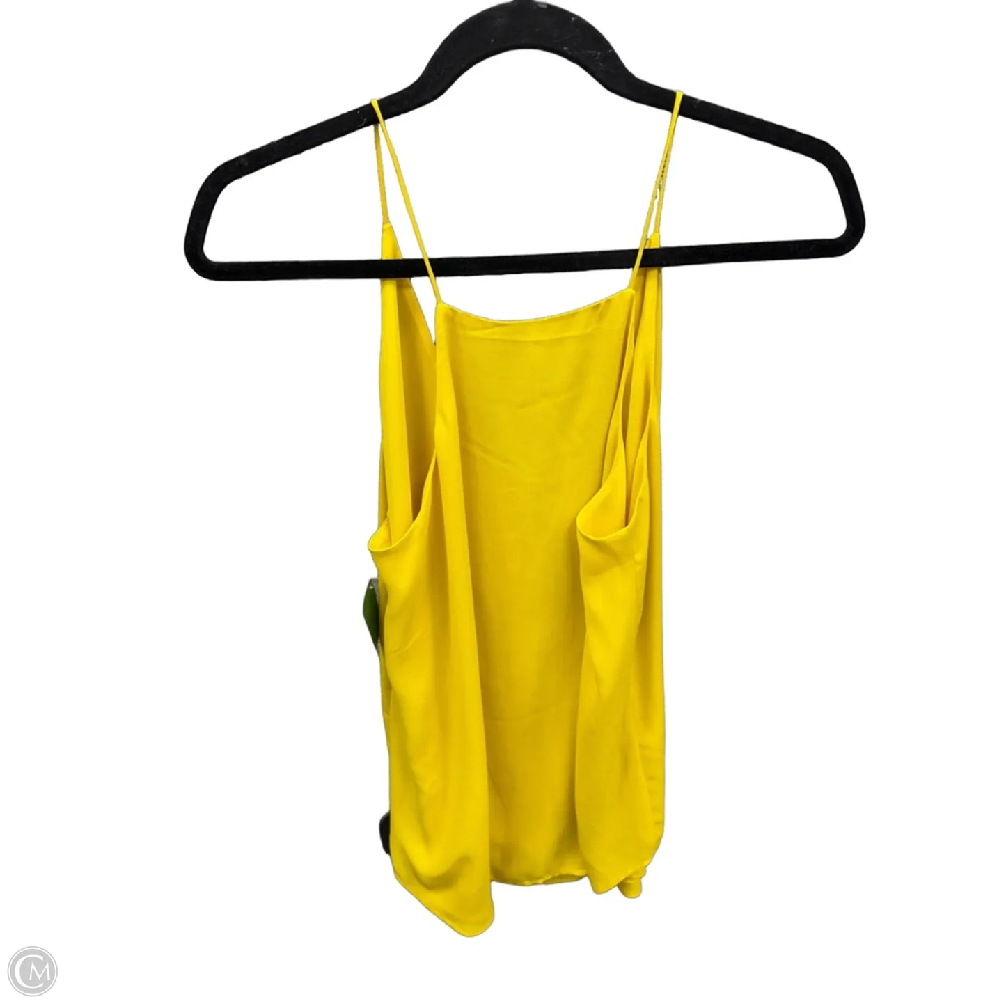 Top Sleeveless By Loft In Yellow, Size: M