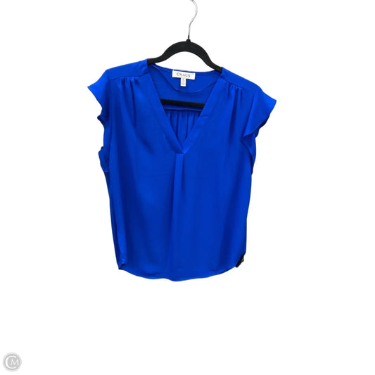 Top Sleeveless By Chaus In Blue, Size: M