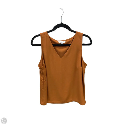 Top Sleeveless By Nine West In Brown, Size: M