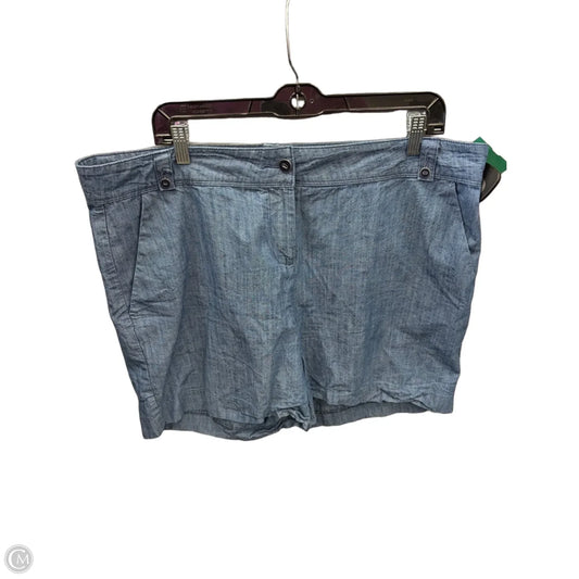 Shorts By Isaac Mizrahi In Blue Denim, Size: 16
