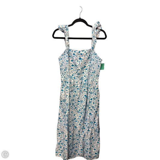 Dress Casual Maxi By Draper James In Blue, Size: Xxl