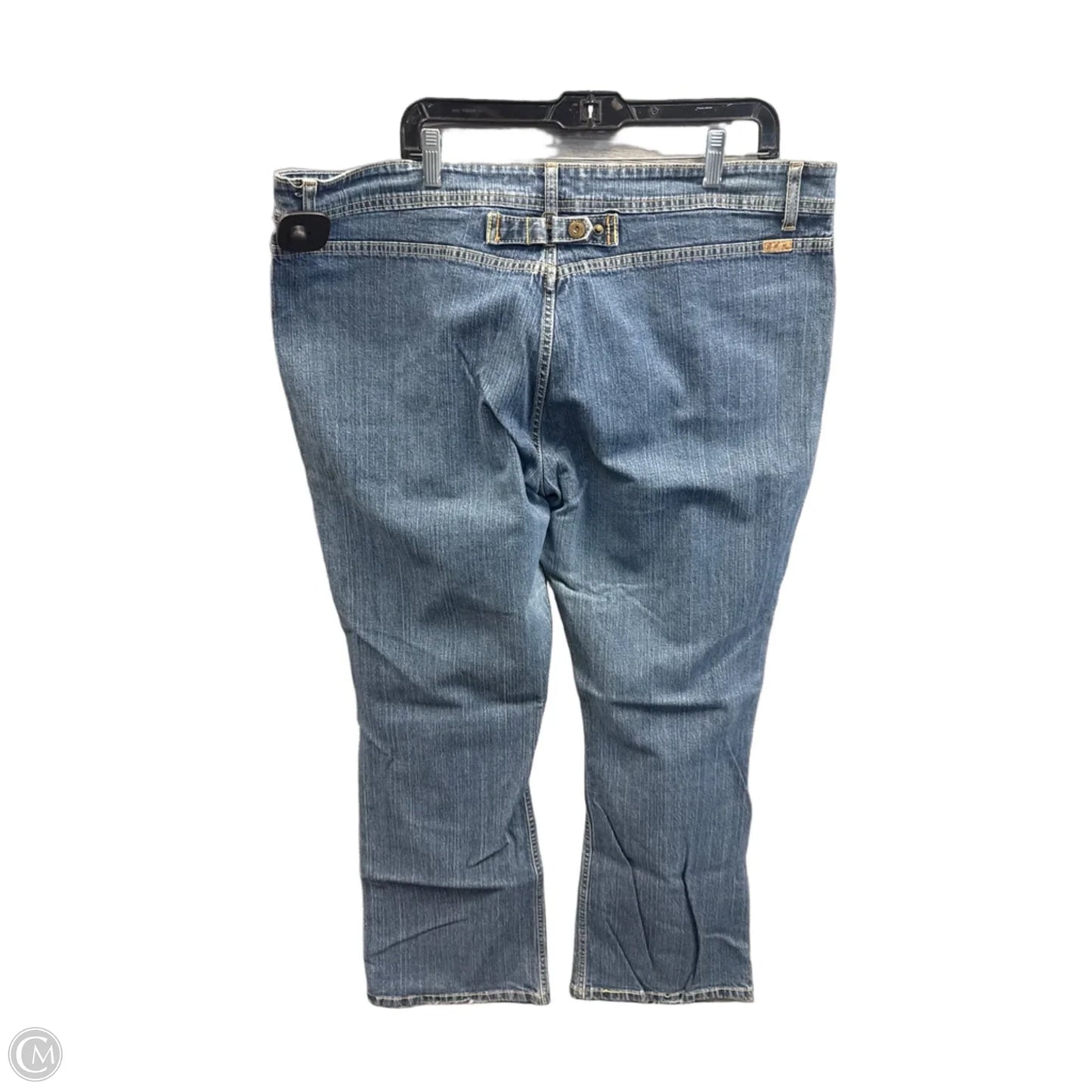 Jeans Boot Cut By Levis In Blue Denim, Size: 18