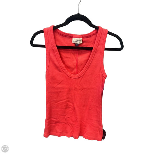Top Sleeveless By Universal Thread In Red, Size: M