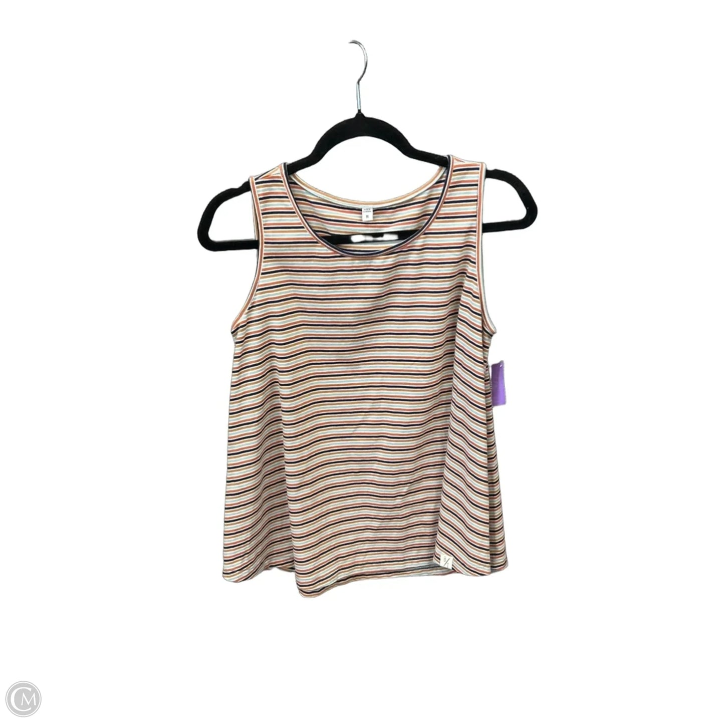 Top Sleeveless By Clothes Mentor In Striped Pattern, Size: M