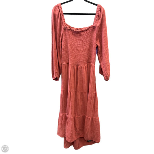 Dress Casual Maxi By Beachlunchlounge In Red, Size: Xl