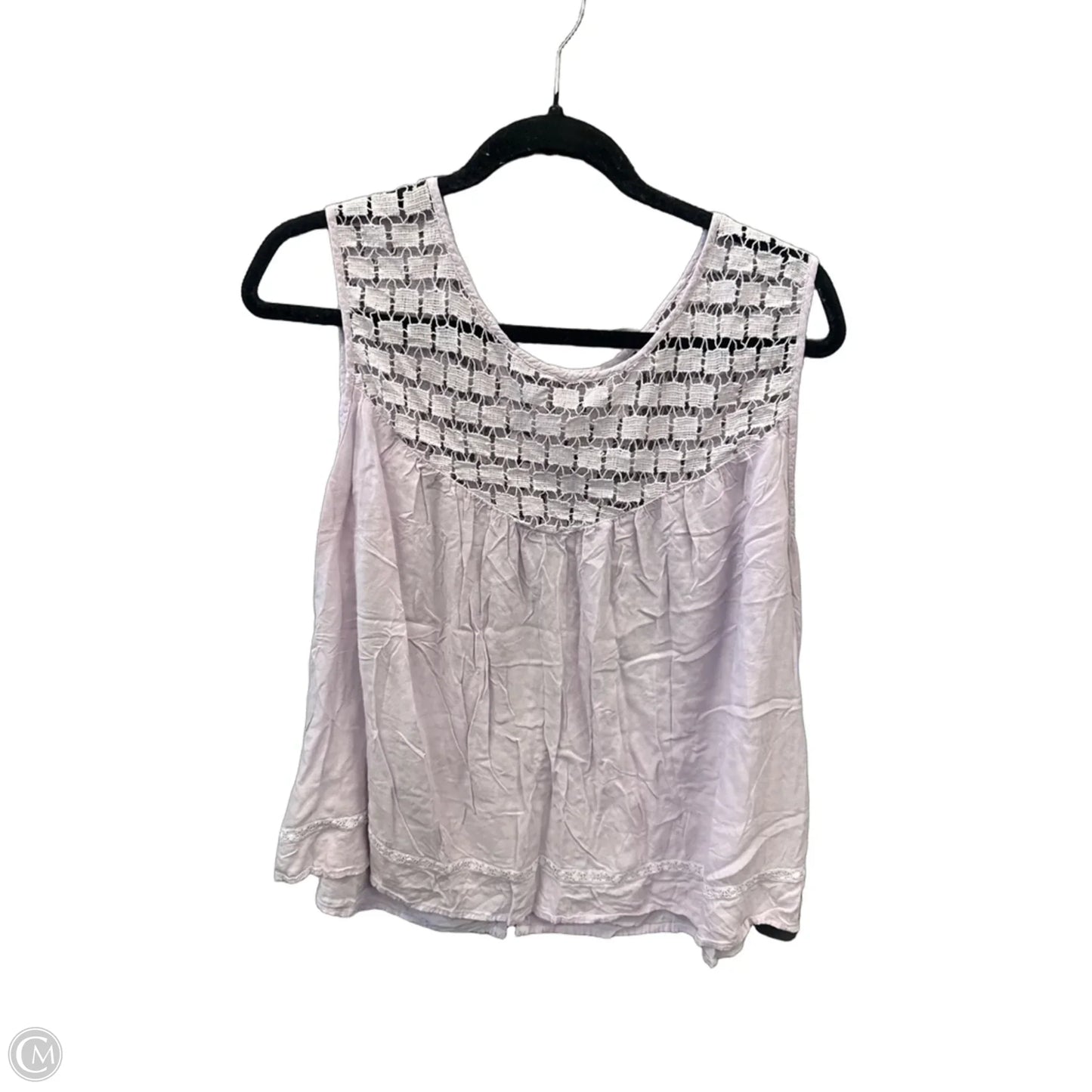 Top Sleeveless By Old Navy In Purple, Size: Xl