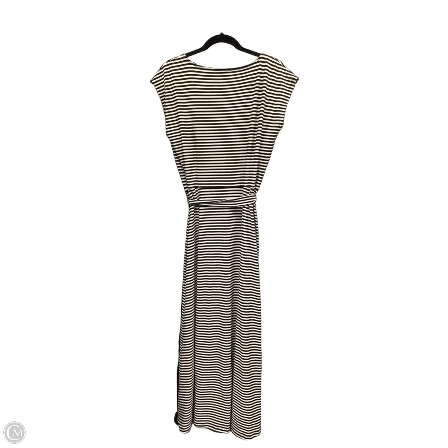 Dress Casual Maxi By Talbots In Striped Pattern, Size: L