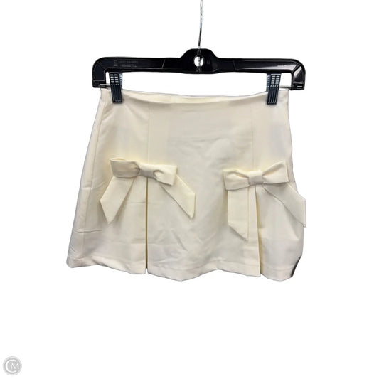 Skirt Mini & Short By Altard State In Cream, Size: 0