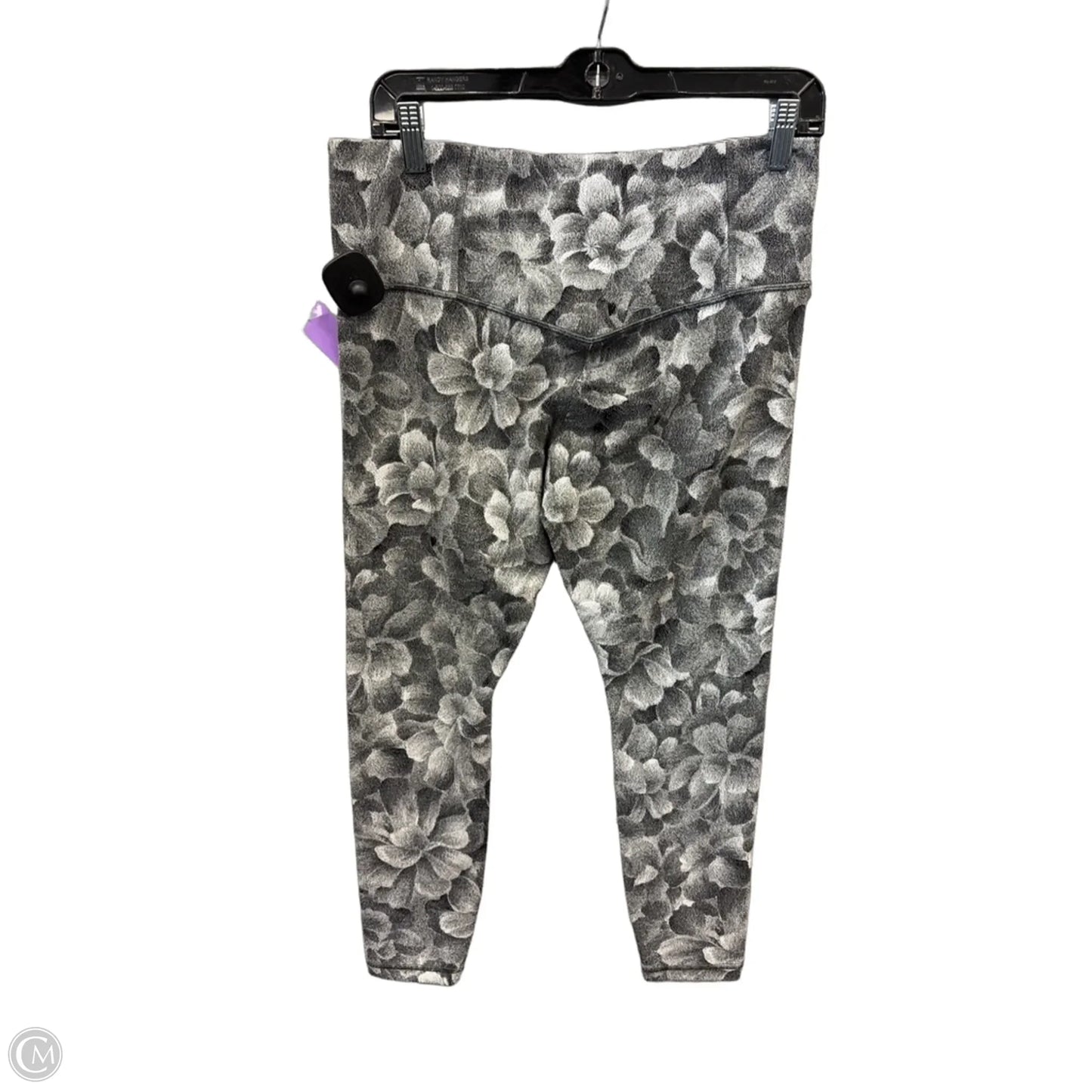 Athletic Leggings By Athleta In Grey, Size: L