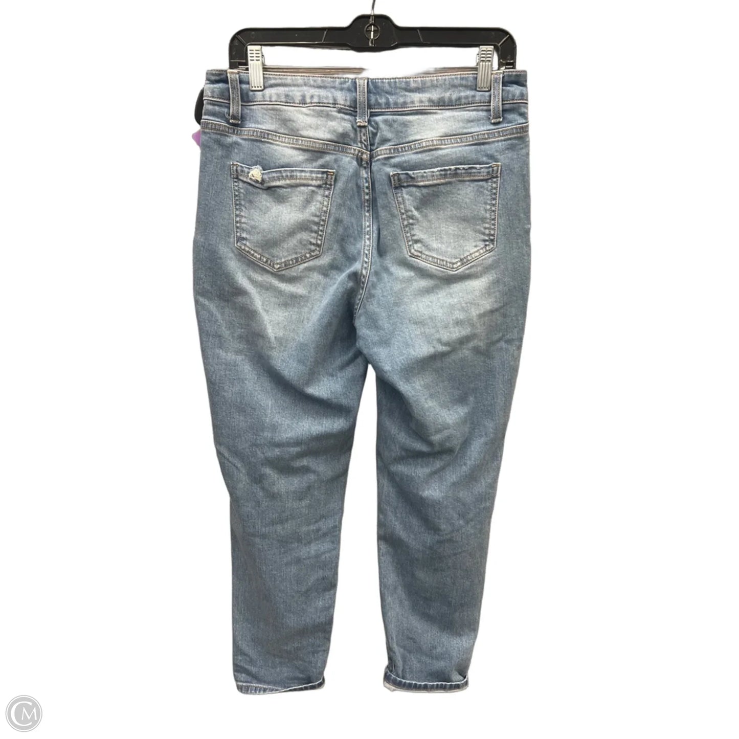 Jeans Cropped By Time And Tru In Blue Denim, Size: 6