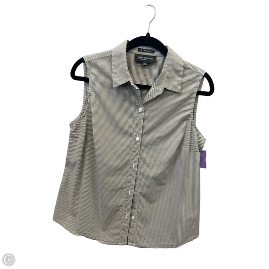 Top Sleeveless By Jones New York In Grey, Size: M