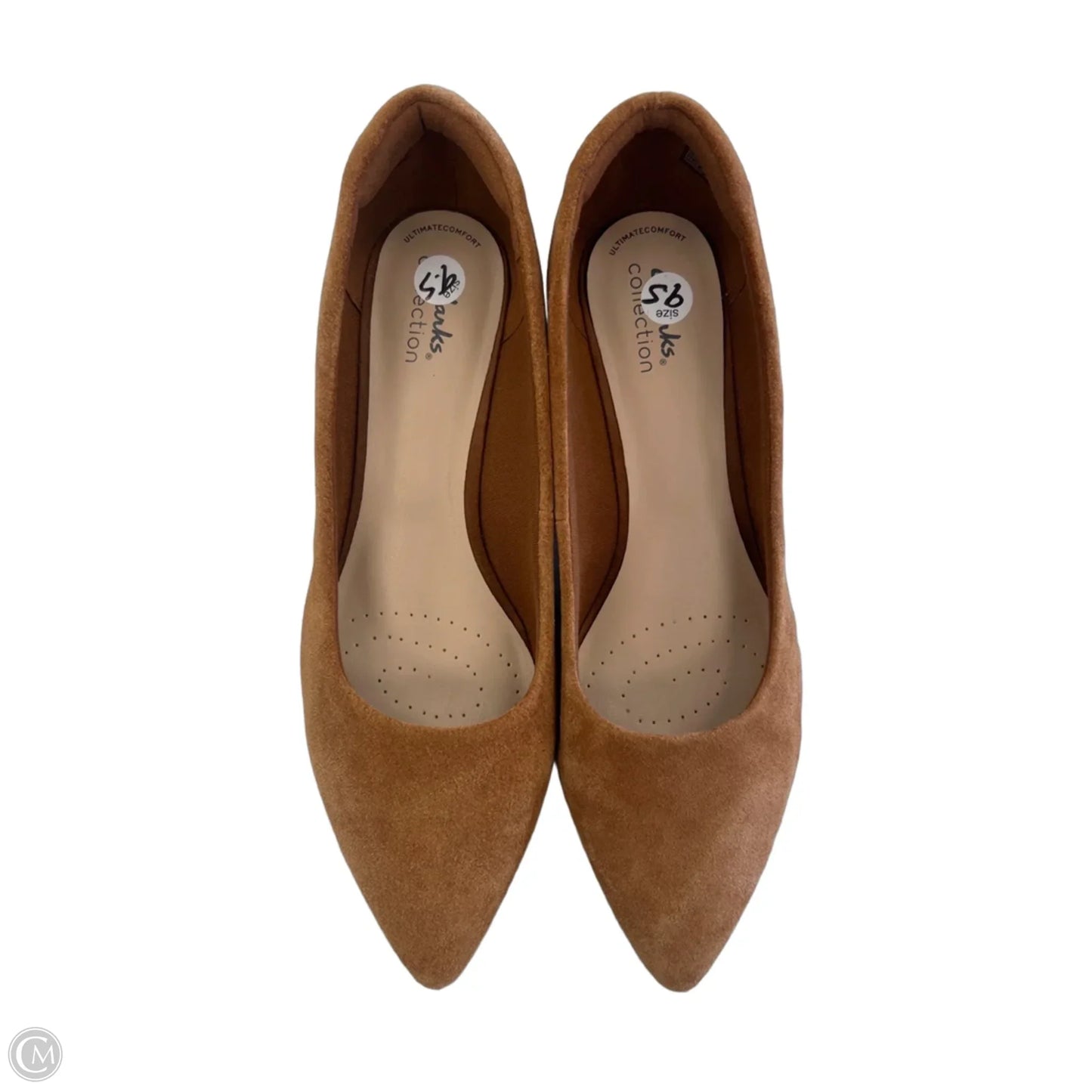 Shoes Heels Block By Clarks In Orange, Size: 9.5
