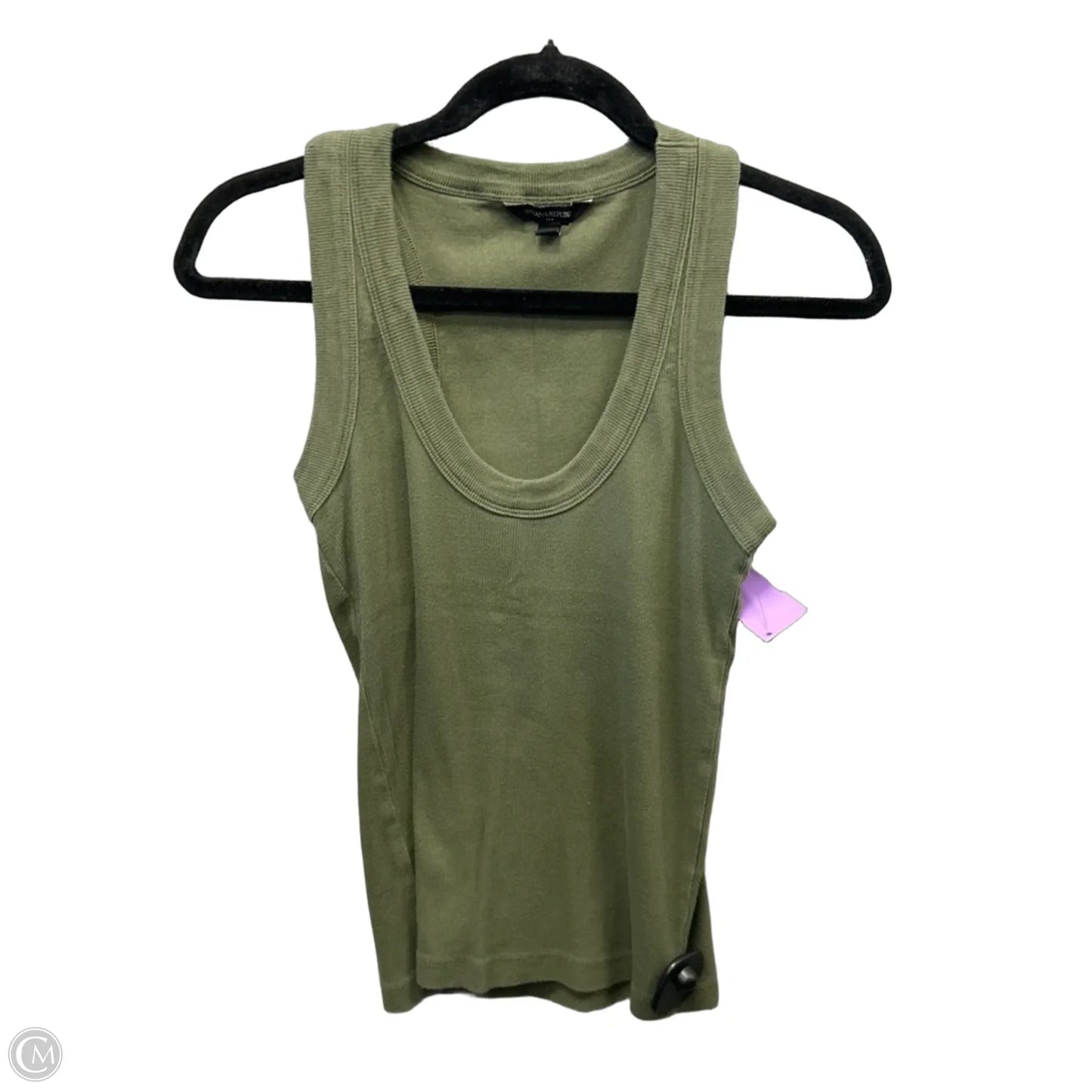 Top Sleeveless By Banana Republic In Green, Size: S