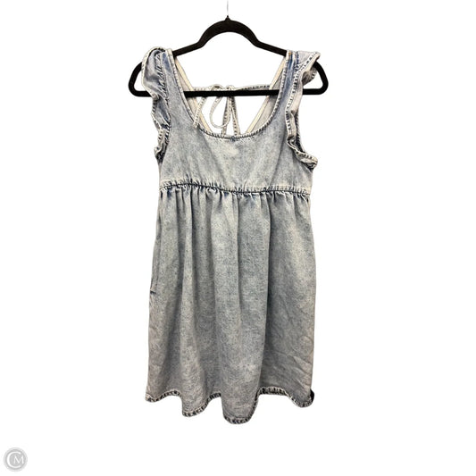 Dress Casual Short By Wishlist In Blue Denim, Size: M