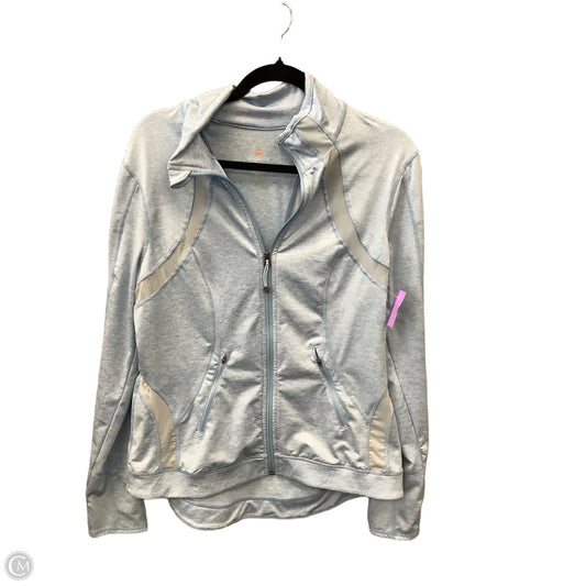 Athletic Jacket By Tangerine In Blue, Size: L