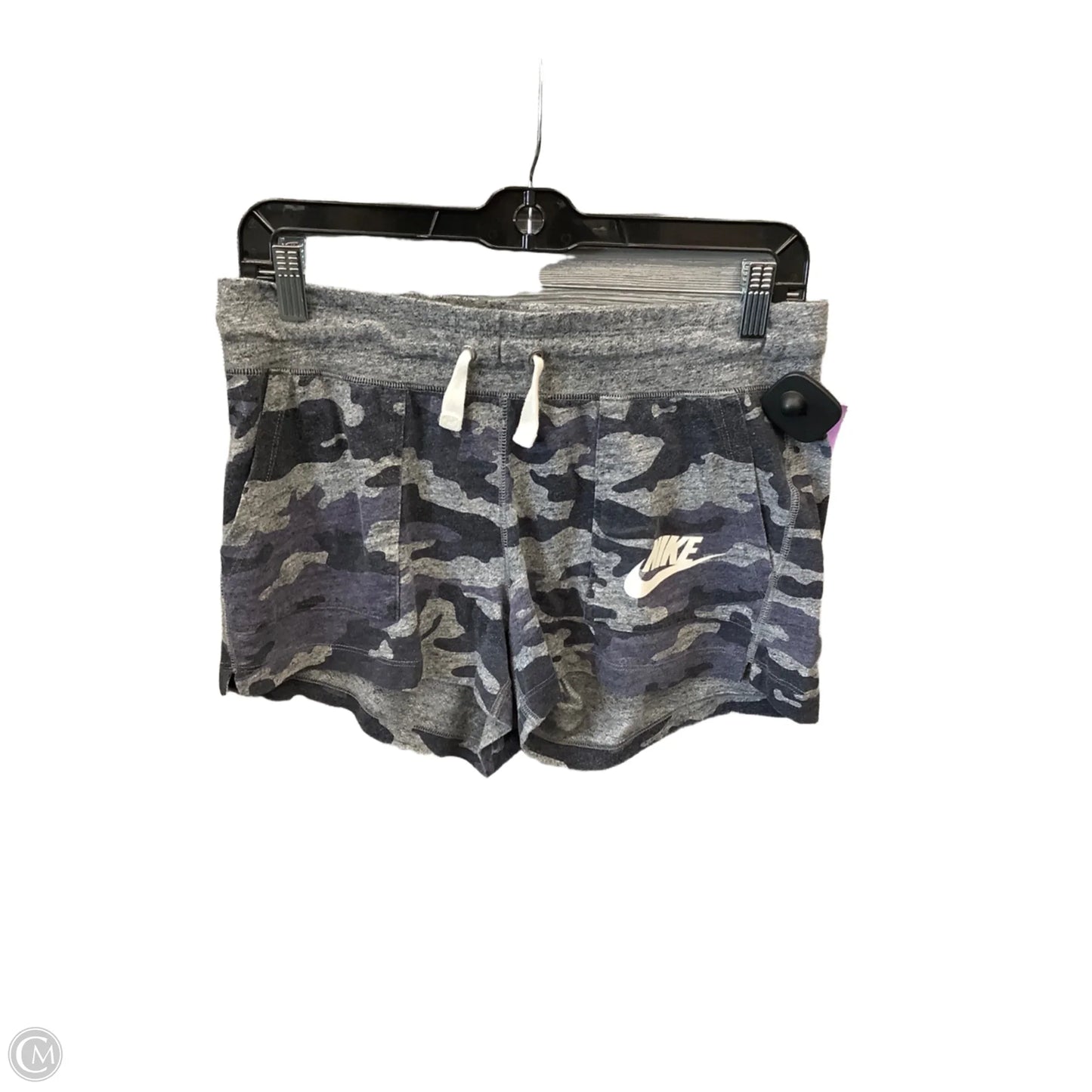 Athletic Shorts By Nike In Grey, Size: M