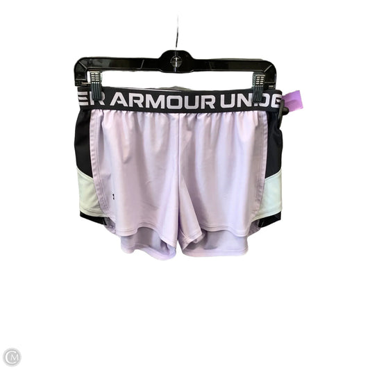 Athletic Shorts By Under Armour In Purple, Size: M