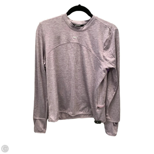 Athletic Top Long Sleeve Crewneck By Nike Apparel In Purple, Size: M