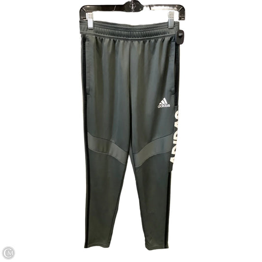 Athletic Pants By Adidas In Grey, Size: S