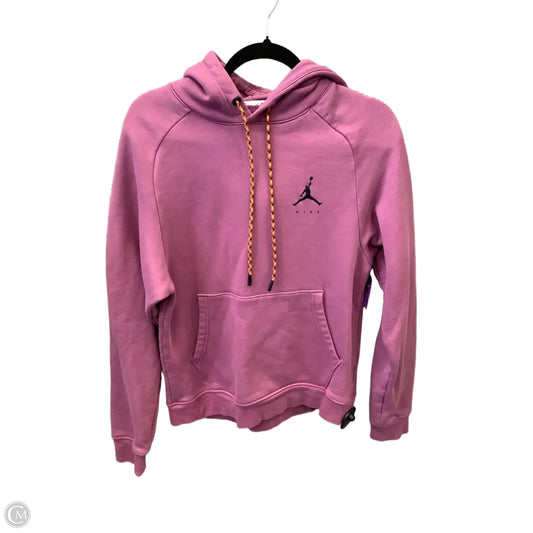 Athletic Sweatshirt Hoodie By Nike Apparel In Purple, Size: S