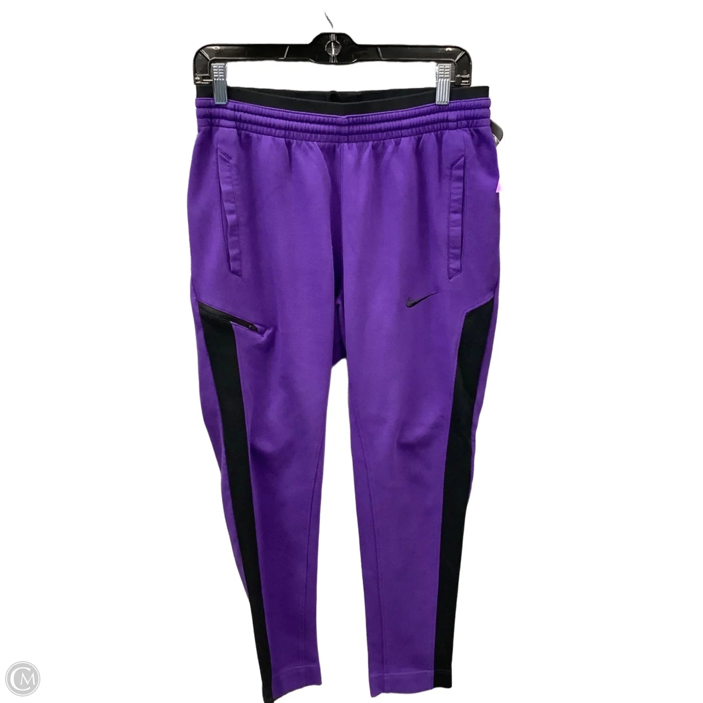 Athletic Pants By Nike Apparel In Purple, Size: M