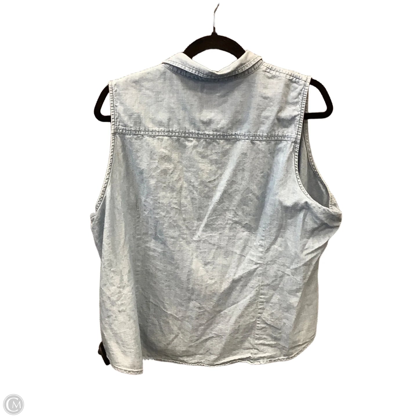 Top Sleeveless By J. Crew In Blue, Size: 2x