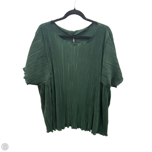 Top Short Sleeve By Agnes & Dora In Green, Size: M