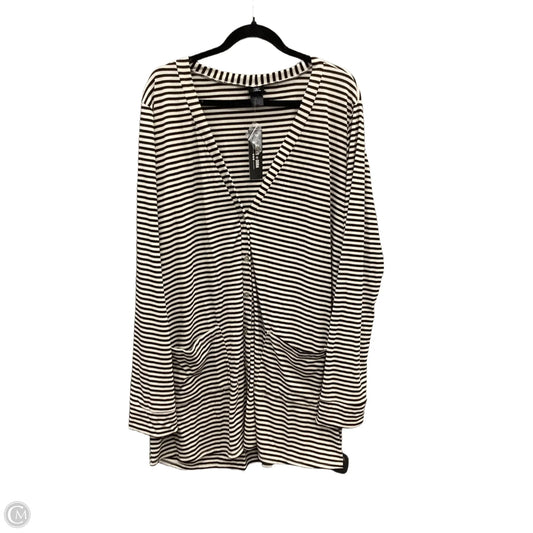 Cardigan By Agnes & Dora In Striped Pattern, Size: 3x