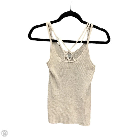 Top Sleeveless By American Eagle In Tan, Size: Xs