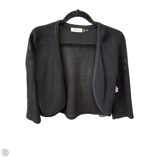 Cardigan By Calvin Klein In Black, Size: L