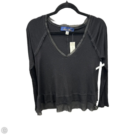 Top Long Sleeve By Blue Rain In Black, Size: Xs