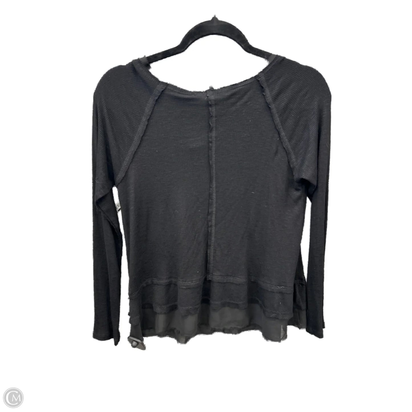 Top Long Sleeve By Blue Rain In Black, Size: Xs