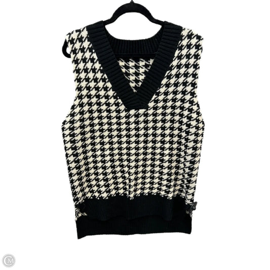 Vest Sweater By Clothes Mentor In Striped Pattern, Size: S