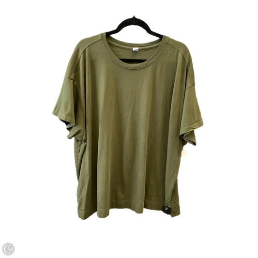 Top Short Sleeve By Old Navy In Green, Size: 3x