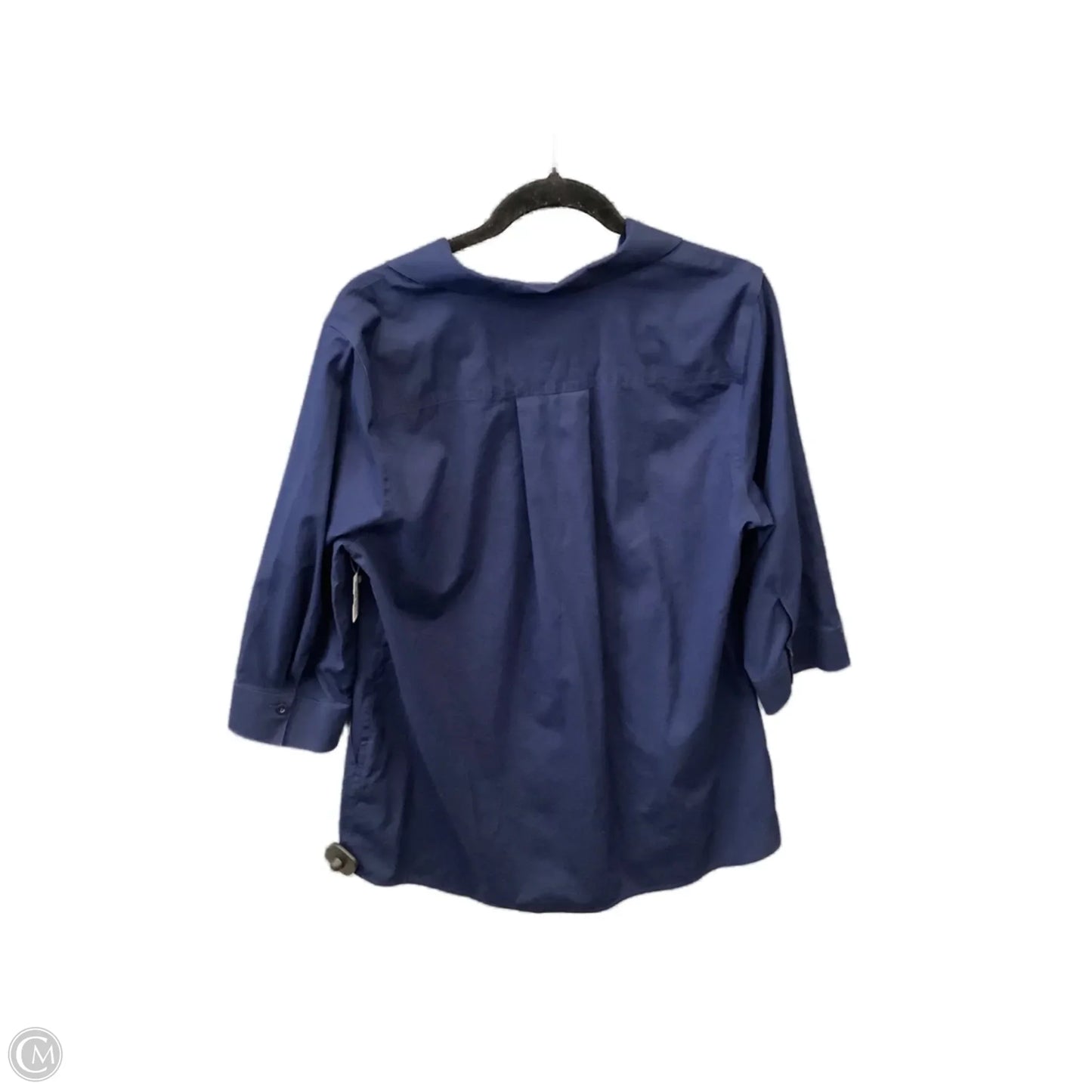 Top Long Sleeve By Chicos In Blue, Size: L