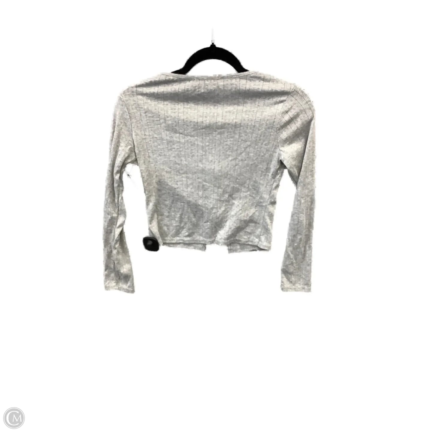 Top Long Sleeve By Clothes Mentor In Grey, Size: S