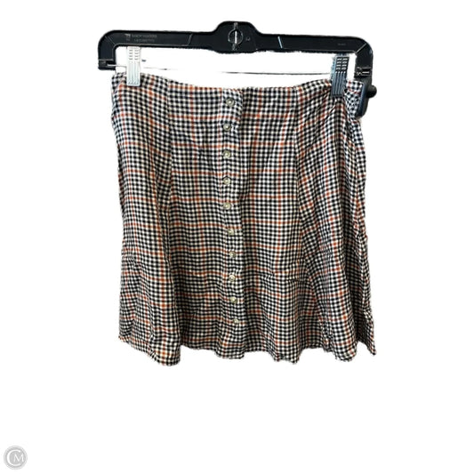 Skirt Mini & Short By American Eagle In Plaid Pattern, Size: 2