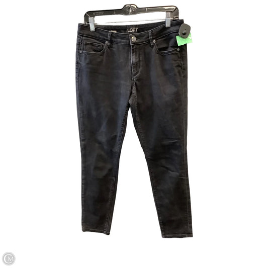 Jeans Skinny By Loft In Black, Size: 8