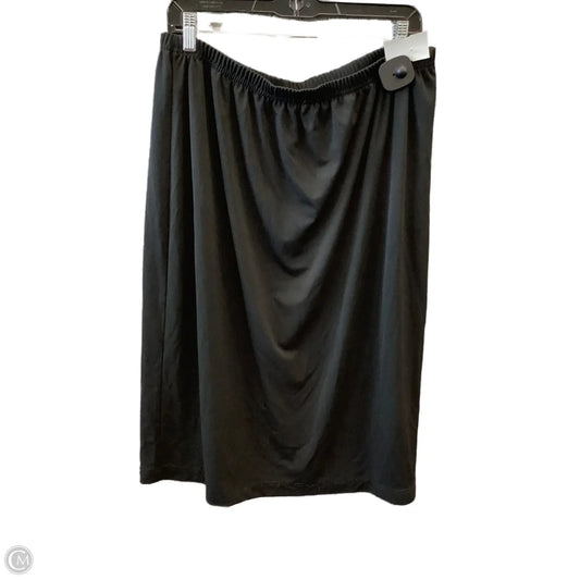 Skirt Midi By Merona In Black, Size: 2x