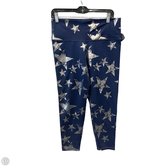 Athletic Leggings By Aerie In Blue, Size: L