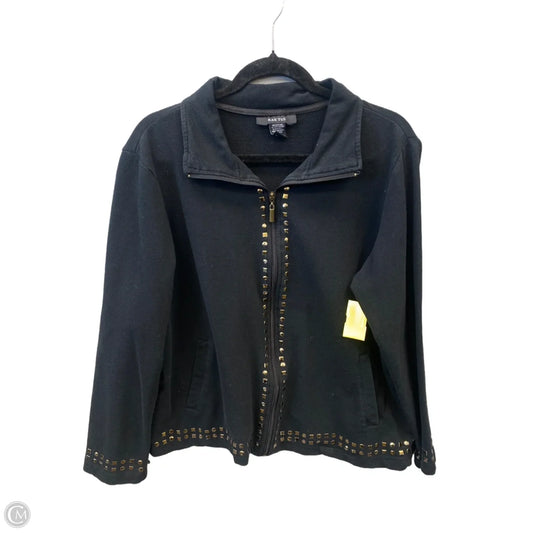 Sweatshirt Collar By Kaktus In Black, Size: 1x